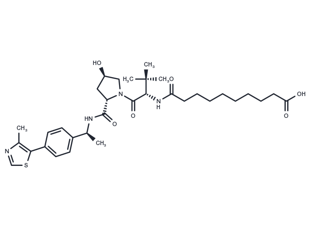 (S,R,S)-AHPC-Me-decanedioic acid Chemical Structure