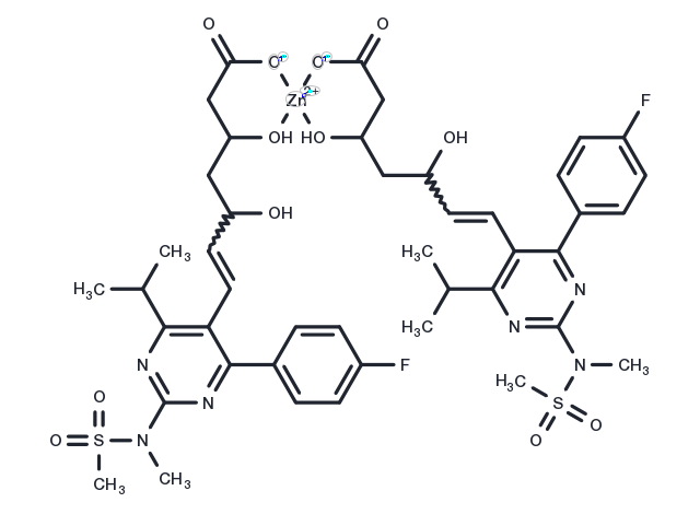 Rosuvastatin zinc salt Chemical Structure