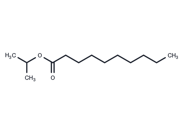 Isopropyl caprate Chemical Structure