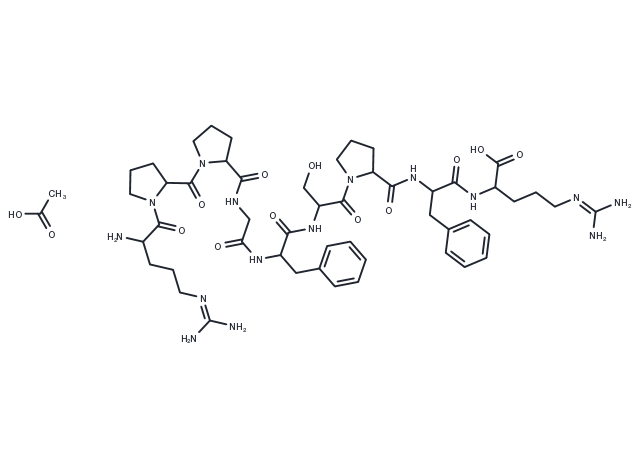 TargetMol Chemical Structure Bradykinin (acetate)