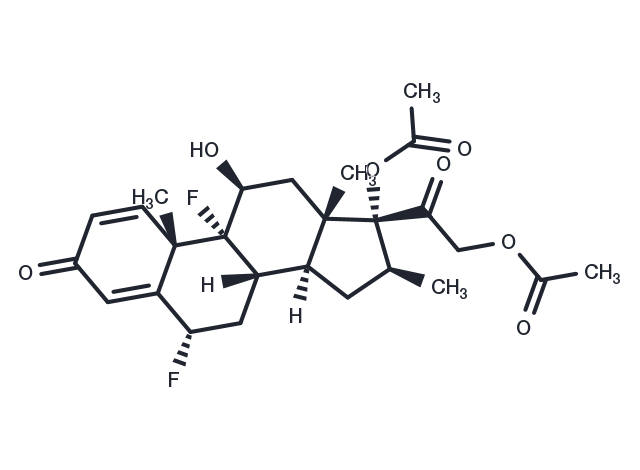 Diflorasone Diacetate Chemical Structure