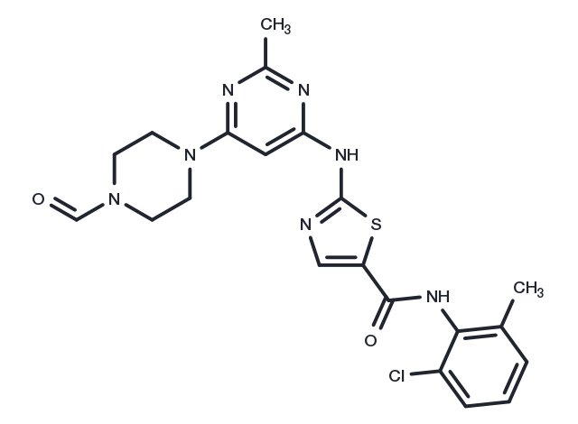 TargetMol Chemical Structure Dasatinib carbaldehyde