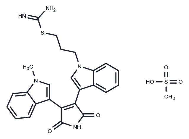 TargetMol Chemical Structure Ro 31-8220 Mesylate