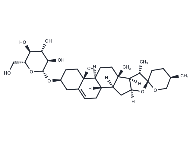 Diosgenin glucoside Chemical Structure