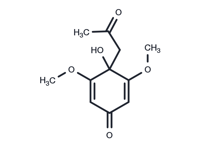 TargetMol Chemical Structure 2,6-Dimethoxy-1-acetonylquinol