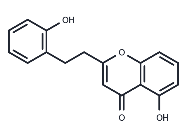 5-Hydroxy-2-[2-(2-hydroxyphenyl)ethyl]chromone Chemical Structure