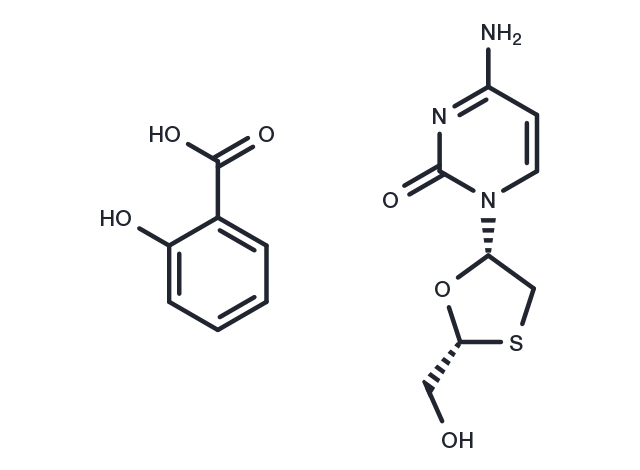 Lamivudine salicylate Chemical Structure