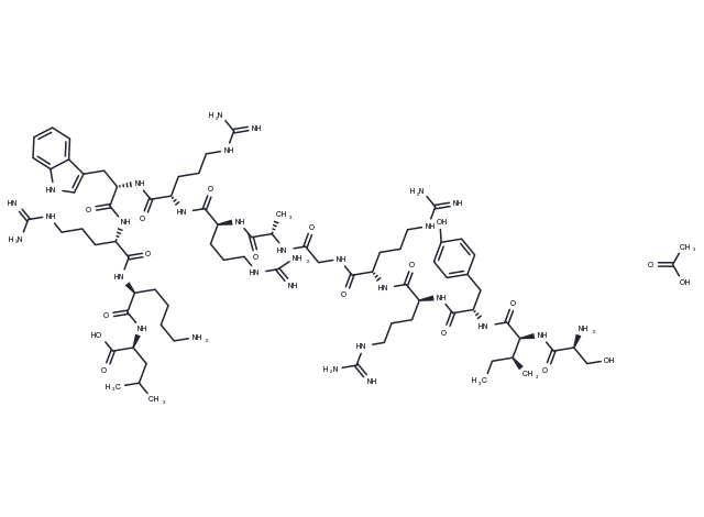 TargetMol Chemical Structure PKC ζ pseudosubstrate acetate