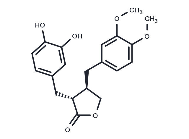 3'-O-Demethylarctigenin Chemical Structure