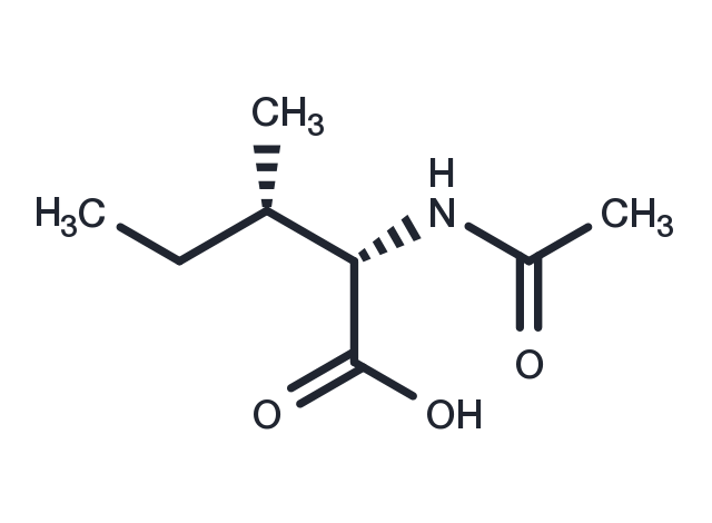 (2S,3S)-2-Acetamido-3-methylpentanoic acid Chemical Structure
