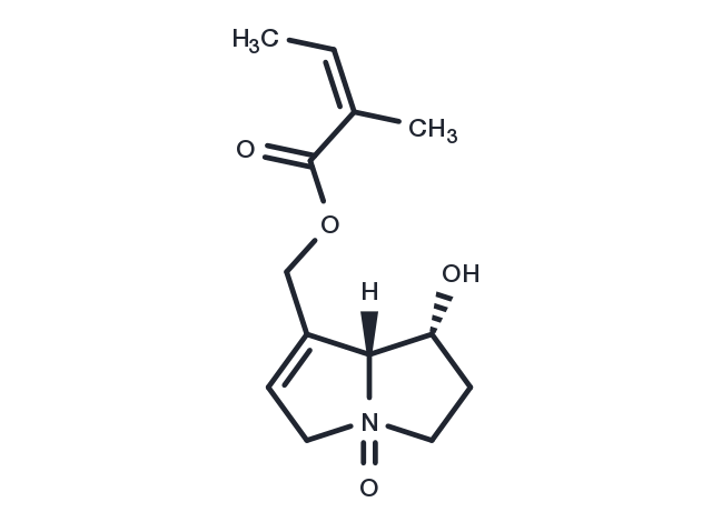 9-Angeloylretronecine N-oxide Chemical Structure