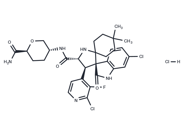 Milademetan HCl (1398568-47-2 free base) Chemical Structure