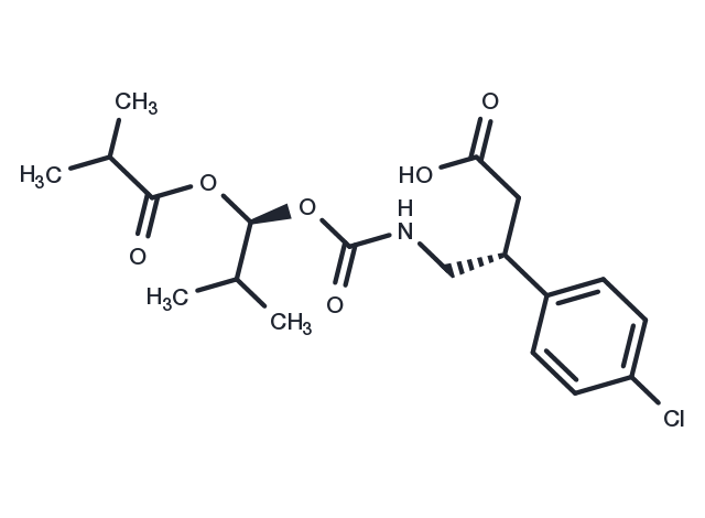 Arbaclofen placarbil Chemical Structure