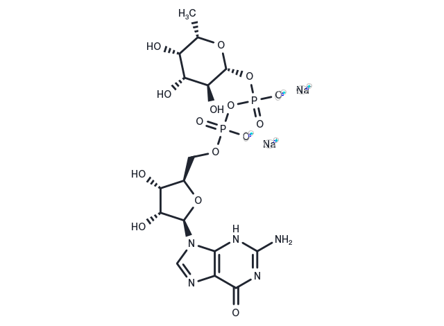 GDP-L-fucose disodium Chemical Structure