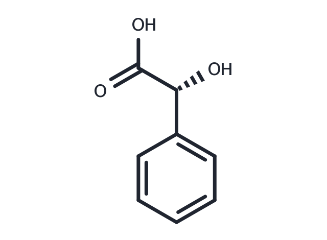D-(-)-Mandelic acid Chemical Structure