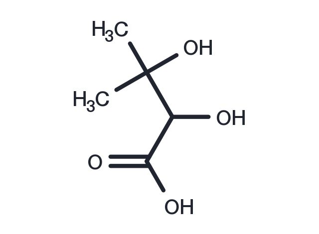 2,3-dihydroxy-3-methylbutanoic acid Chemical Structure