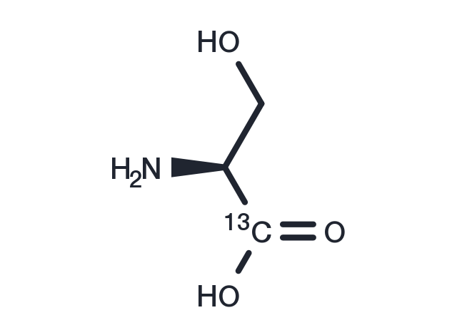 L-Serine-1-13C Chemical Structure