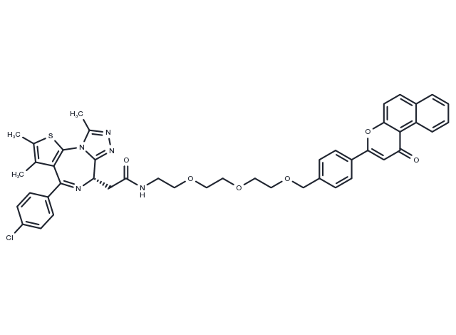 β-NF-JQ1 Chemical Structure