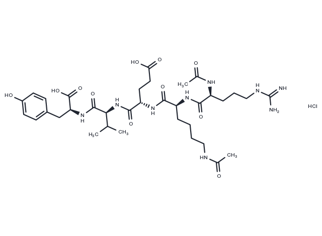 Diacetylsplenopentin HCl Chemical Structure