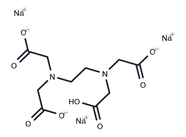 TargetMol Chemical Structure Ethylenediaminetetraacetic acid trisodium salt