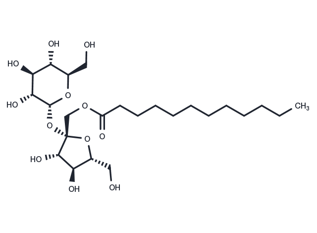 Sucrose Monododecanoate Chemical Structure