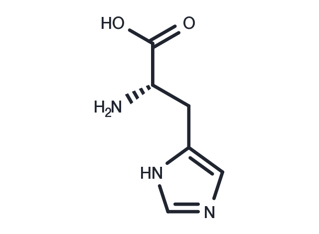 L-Histidine Chemical Structure
