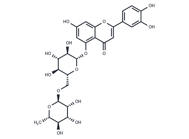 Luteolin 5-rutinoside Chemical Structure