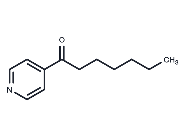 1-Heptanone, 1-(4-pyridyl)- Chemical Structure