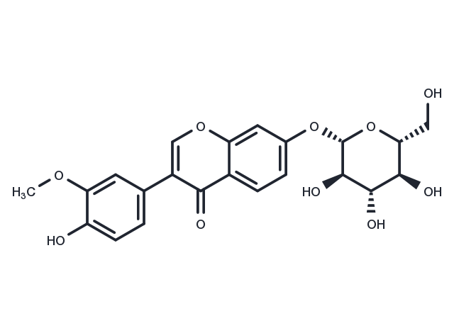 TargetMol Chemical Structure 3'-Methoxydaidzin