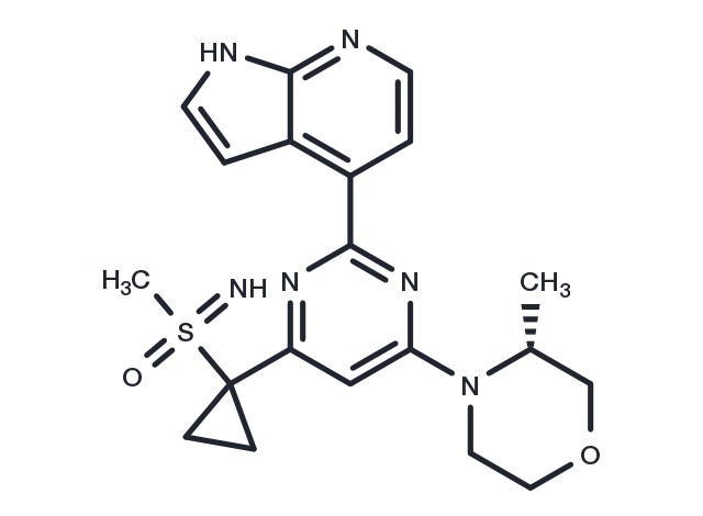 Ceralasertib Chemical Structure