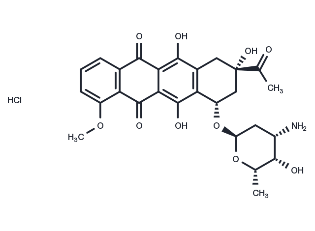 TargetMol Chemical Structure Daunorubicin hydrochloride