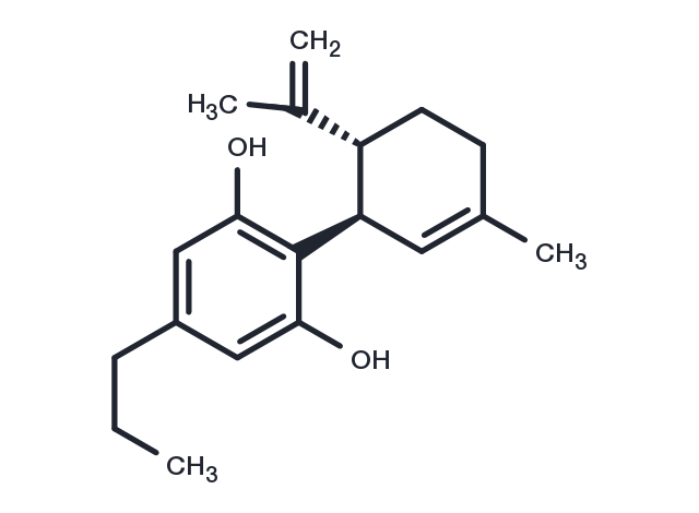 Cannabidivarin Chemical Structure
