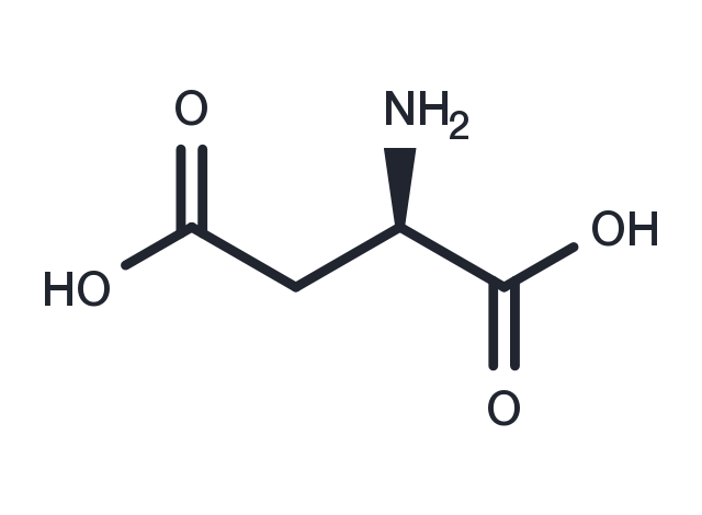 TargetMol Chemical Structure (-)-Aspartic acid