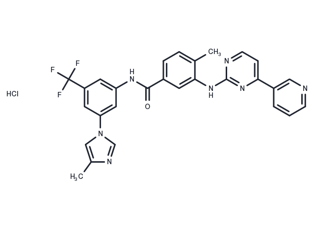 Nilotinib hydrochloride Chemical Structure