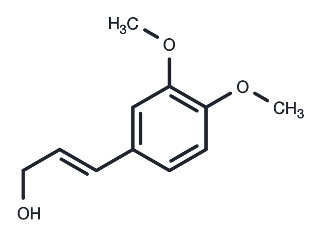 TargetMol Chemical Structure 3,4-Dimethoxycinnamyl alcohol