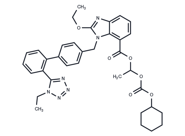 1H-1-ethyl Candesartan Cilexetil Chemical Structure