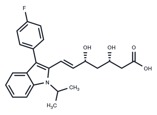 TargetMol Chemical Structure Fluvastatin