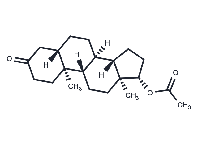 Androstanolone acetate Chemical Structure