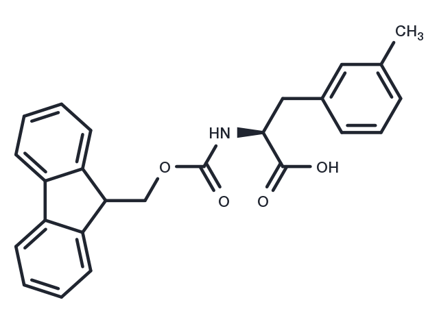 (S)-2-((((9H-Fluoren-9-yl)methoxy)carbonyl)amino)-3-(m-tolyl)propanoic acid Chemical Structure