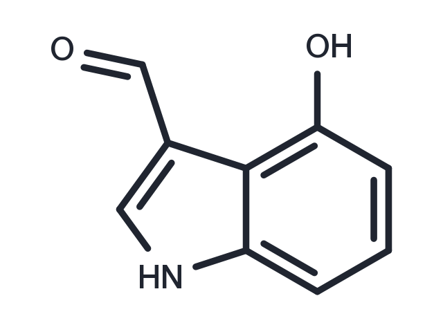 4-Hydroxy-1H-indole-3-carbaldehyde Chemical Structure