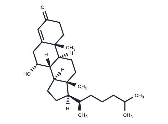 7α-Hydroxy-4-cholesten-3-one Chemical Structure