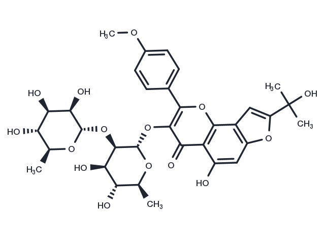 3"-O-Desmethylspinorhamnoside Chemical Structure