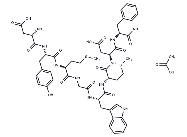 TargetMol Chemical Structure CCK Octapeptide, non-sulfated acetate