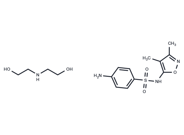 Sulfisoxazole diethanolamine Chemical Structure