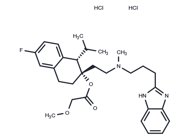 TargetMol Chemical Structure Mibefradil dihydrochloride