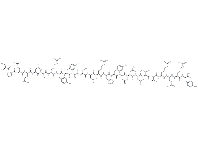 Peptide YY (13-36) (canine, mouse, porcine, rat) Chemical Structure