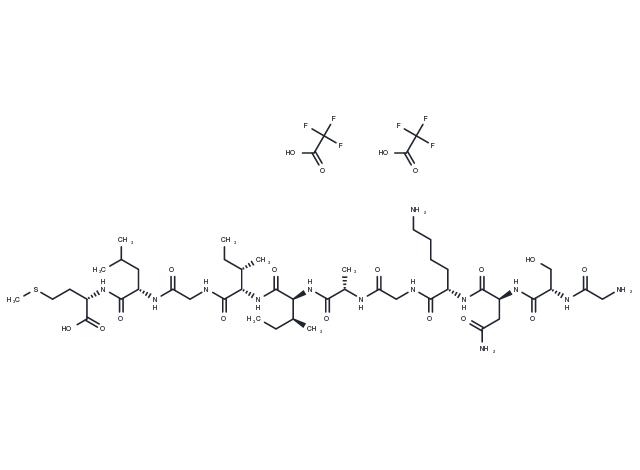 TargetMol Chemical Structure GSNKGAIIGLM(131602-53-4(free base))