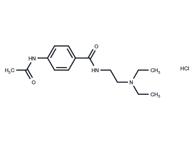 Acecainide hydrochloride Chemical Structure