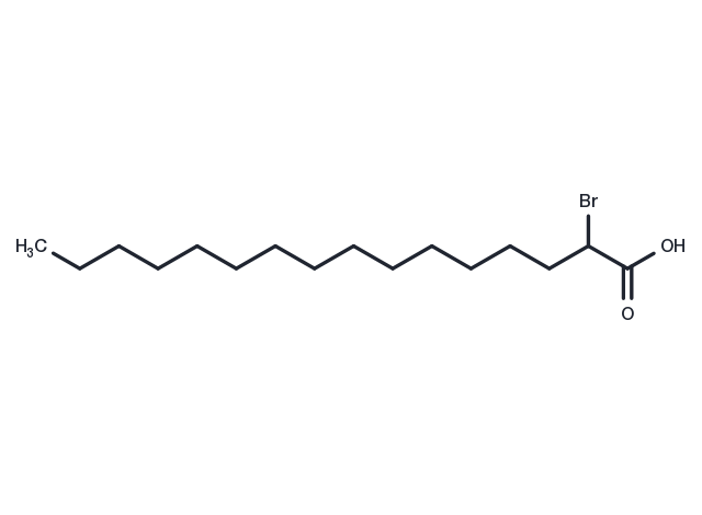 TargetMol Chemical Structure 2-Bromohexadecanoic acid