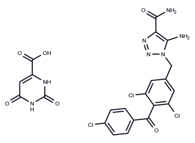 TargetMol Chemical Structure Carboxyamidotriazole Orotate